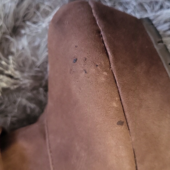 Guess Tan Wedge Ankle Boots - Picture 5 of 6